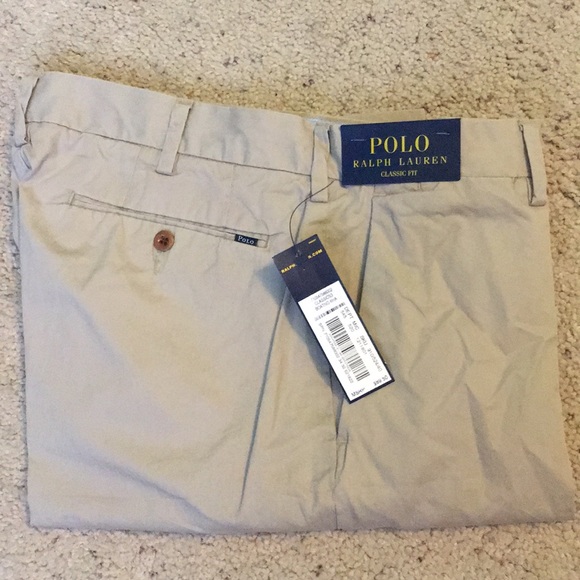 polo khaki pants classic fit